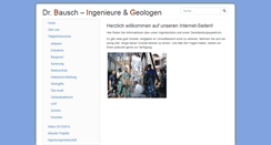 Desktop Screenshot of geobausch.de