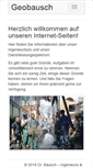 Mobile Screenshot of geobausch.de