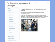Tablet Screenshot of geobausch.de